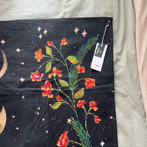 Urban Outfitters Moon Phases Floral Tapestry - Picture 5 of 7